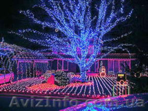 украшение деревьев фасада,новогодняя иллюминация,световое оформление  - <ro>Изображение</ro><ru>Изображение</ru> #1, <ru>Объявление</ru> #712207