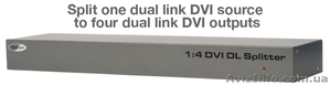 1:4 DVI Dual Link Splitter.Distributes a dual-link DVI  - <ro>Изображение</ro><ru>Изображение</ru> #1, <ru>Объявление</ru> #712657