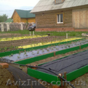 Грядки для органического земледелия.