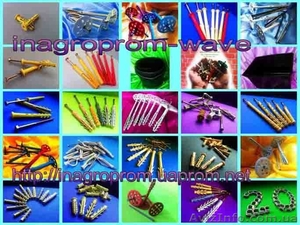 Дюбели WAVE для теплоизоляции, утеплителей и пенопласта: iso 9001 ,  укрсепро,  бел #742097