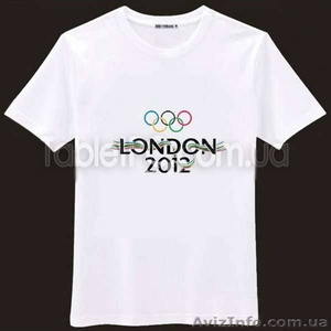 Хлопковая футболка Олимпиада 2012 Лондон London - <ro>Изображение</ro><ru>Изображение</ru> #1, <ru>Объявление</ru> #741372