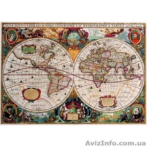 Старинные карты мира - <ro>Изображение</ro><ru>Изображение</ru> #1, <ru>Объявление</ru> #760402