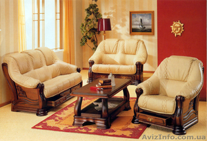 Продаю шикарную кожаную мягкую мебель из цельного дуба  - <ro>Изображение</ro><ru>Изображение</ru> #2, <ru>Объявление</ru> #755477