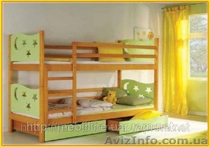 Выгодное предложение от завода-изготовителя! Детские двухъярусные кровати из нат - <ro>Изображение</ro><ru>Изображение</ru> #8, <ru>Объявление</ru> #757522