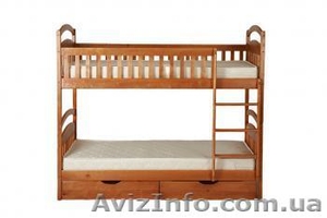 Выгодное предложение от завода-изготовителя! Детские двухъярусные кровати из нат - <ro>Изображение</ro><ru>Изображение</ru> #9, <ru>Объявление</ru> #757522