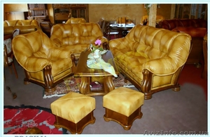 Продаю шикарную кожаную мягкую мебель из цельного дуба  - <ro>Изображение</ro><ru>Изображение</ru> #4, <ru>Объявление</ru> #755477