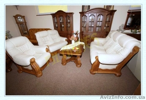 Продаю шикарную кожаную мягкую мебель из цельного дуба  - <ro>Изображение</ro><ru>Изображение</ru> #6, <ru>Объявление</ru> #755477