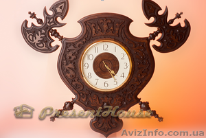 Продам часы из дерева ручной работы - <ro>Изображение</ro><ru>Изображение</ru> #3, <ru>Объявление</ru> #789919