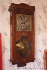 Часы настенные механические с боем Густав Бэккер в отличном состоянии - <ro>Изображение</ro><ru>Изображение</ru> #8, <ru>Объявление</ru> #783860