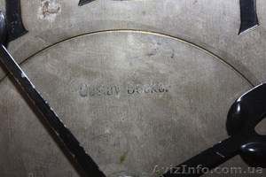 Часы настенные механические с боем Густав Бэккер в отличном состоянии - <ro>Изображение</ro><ru>Изображение</ru> #6, <ru>Объявление</ru> #783860