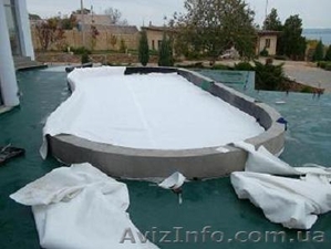 Зеленая крыша,  газон на кровле,  террасные мембраны