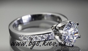 Кольцо из белого золота с бриллиантом Tiffany & Co (Тиффани) - <ro>Изображение</ro><ru>Изображение</ru> #1, <ru>Объявление</ru> #805930
