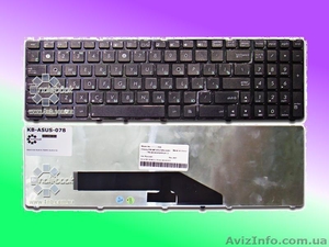 Клавиатура для ноутбука ASUS K50 Black Frame Black RU - <ro>Изображение</ro><ru>Изображение</ru> #1, <ru>Объявление</ru> #814901