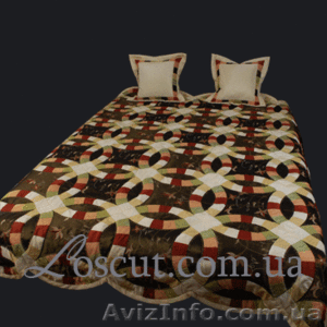 Продам покрывало на двуспальную кровать с декоративными подушками. - <ro>Изображение</ro><ru>Изображение</ru> #1, <ru>Объявление</ru> #806546