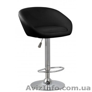 Купить барный стул Друм черный, белый характеристики, размер, отзывы, фото - <ro>Изображение</ro><ru>Изображение</ru> #1, <ru>Объявление</ru> #833453
