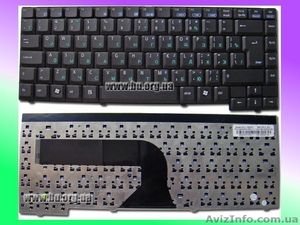 Клавиатура для ноутбуков ASUS Z94, X51 Black RU - <ro>Изображение</ro><ru>Изображение</ru> #1, <ru>Объявление</ru> #816354