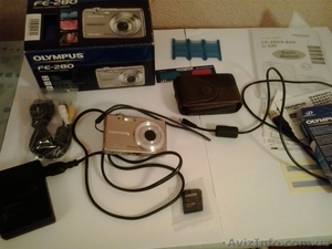 Продам фотоаппарат б/у  OLYMBUS FE-280 , подзарядка, кабель, чехол. Сумма 400грн - <ro>Изображение</ro><ru>Изображение</ru> #1, <ru>Объявление</ru> #837230