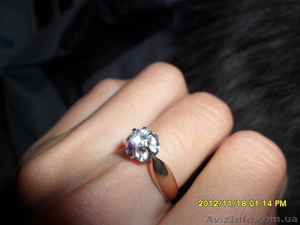 Продам недорого кольцо с бриллиантом - <ro>Изображение</ro><ru>Изображение</ru> #4, <ru>Объявление</ru> #844242