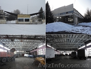 Территория автобазы 5, 8 га вместе с зданиями общей площадью 8000 м2