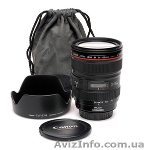 Продам Canon EF 24-105mm f/4L IS USM.  - <ro>Изображение</ro><ru>Изображение</ru> #1, <ru>Объявление</ru> #862665