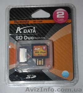 A-Data Speedy 2GB SD Duo (SD + USB) Memory Card - <ro>Изображение</ro><ru>Изображение</ru> #5, <ru>Объявление</ru> #376269