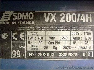 Продам б/у сварочный генератор SDMO VX 200/4 - <ro>Изображение</ro><ru>Изображение</ru> #5, <ru>Объявление</ru> #875242