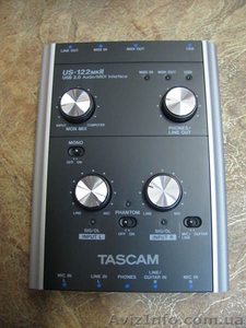 Продам звуковую карту TASCAM US-122 MK2 - <ro>Изображение</ro><ru>Изображение</ru> #1, <ru>Объявление</ru> #874612