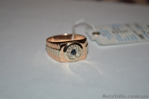 Продам мужской золотой перстень с бриллиантами - <ro>Изображение</ro><ru>Изображение</ru> #1, <ru>Объявление</ru> #906280