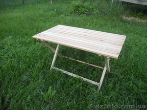 Продам стол для дачи, новый раскладной деревянный стол для дачи купить - <ro>Изображение</ro><ru>Изображение</ru> #1, <ru>Объявление</ru> #915325