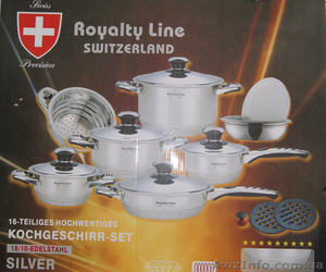 Набор кастрюль «Royalty Line Switzerland» - <ro>Изображение</ro><ru>Изображение</ru> #1, <ru>Объявление</ru> #928555