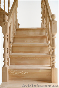 Деревянные лестницы для дома и дачи - <ro>Изображение</ro><ru>Изображение</ru> #2, <ru>Объявление</ru> #865025