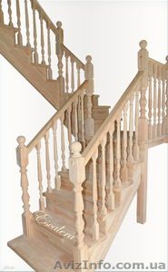 Деревянные лестницы для дома и дачи - <ro>Изображение</ro><ru>Изображение</ru> #3, <ru>Объявление</ru> #865025