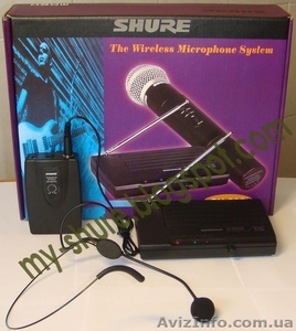 Продается радиосистема Shure SH-200 h-free,  с радио микрофонной гарнитурой черн - <ro>Изображение</ro><ru>Изображение</ru> #1, <ru>Объявление</ru> #939947