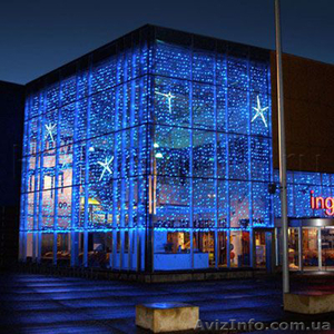 Новогоднее световое оформление фасада магазина,дома,торгового центра - <ro>Изображение</ro><ru>Изображение</ru> #1, <ru>Объявление</ru> #981053