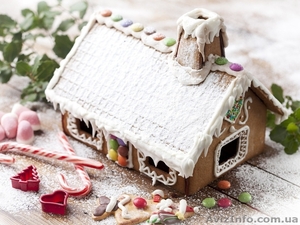 Пряничный домик в подарок на Новый год или Рождество партнерам, коллегам, друзьям