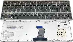 Клавиатура для ноутбука LENOVO IdeaPad Y570 черная - <ro>Изображение</ro><ru>Изображение</ru> #2, <ru>Объявление</ru> #983422