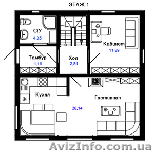 Продается новый 2х этажный 5-комн. дом  в с. Малая Александровка - <ro>Изображение</ro><ru>Изображение</ru> #3, <ru>Объявление</ru> #988818