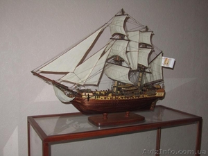 Модель парусного корабля, авторская работа. - <ro>Изображение</ro><ru>Изображение</ru> #1, <ru>Объявление</ru> #1012483