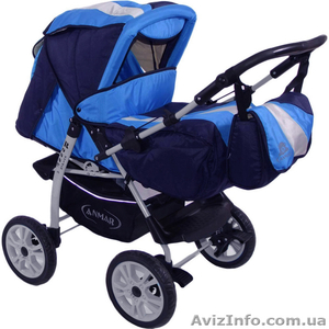 Коляска Anmar Rosse Golden с полиуретановыми колесами