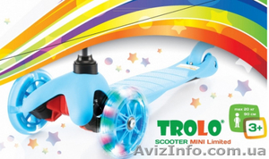 Самокат Trolo Mini Limited со светящимися колесами - <ro>Изображение</ro><ru>Изображение</ru> #1, <ru>Объявление</ru> #1038302