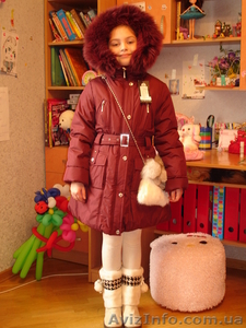 НОВОЕ красивое зимнее пальто с натуральной опушкой (песец) р.32-36 - <ro>Изображение</ro><ru>Изображение</ru> #2, <ru>Объявление</ru> #1047226
