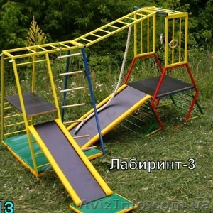 Игровой разборной металлический детский комплекс "Лабиринт-3" для дома и улицы - <ro>Изображение</ro><ru>Изображение</ru> #3, <ru>Объявление</ru> #1054910