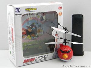 Подарок для ребёнка - летающая игрушка  Аngry Birds Helicоpter. АКЦИЯ - <ro>Изображение</ro><ru>Изображение</ru> #1, <ru>Объявление</ru> #1049321