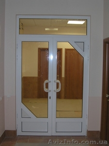 Двери и окна из алюминия . Двери в офис, магазин или кафе. - <ro>Изображение</ro><ru>Изображение</ru> #1, <ru>Объявление</ru> #1055283