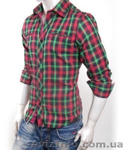 Мужские Рубашки в Клетку Оптом от 150 грн.