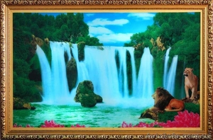 Картина водопад музыкальная с имитации движущегося водопада - <ro>Изображение</ro><ru>Изображение</ru> #1, <ru>Объявление</ru> #1062712
