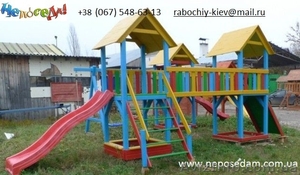 Детский игровой комплекс Три башенки  - <ro>Изображение</ro><ru>Изображение</ru> #1, <ru>Объявление</ru> #1071237