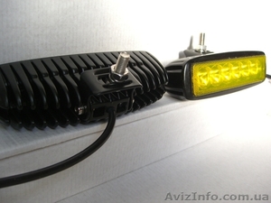 ПТФ светодиодные LED 2218-18W-А , противотуманные фары (желтые), комплект 2шт. - <ro>Изображение</ro><ru>Изображение</ru> #3, <ru>Объявление</ru> #1067019