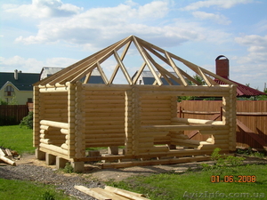 Беседки со сруба,  деревянные беседки