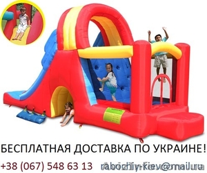 Надувной батут для детей «МЕГА-ГОРКА» - <ro>Изображение</ro><ru>Изображение</ru> #1, <ru>Объявление</ru> #1091230
